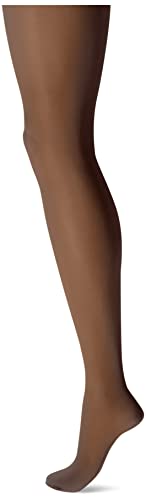 L'eggs womens Leggs Women's Sheer Energy Control Top Sheer Toe - Multiple Packs Available pantyhose, Off Black 3-pack, Queen US