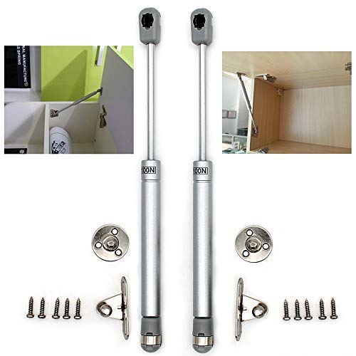 Gas Spring, Gas Strut, Gas Shocks, Soft Close Hinges, Toy Box Hinges, Lift Supports, Lid Support, Kitchen Cabinet Hinges Hydraulic Support Door Cabinet Hinge Spring,100N/22.5lb /10kg Set of 2
