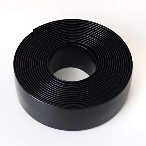 50ft Long 2" Wide Vinyl Chair Strapping. Repair & Replacement Matte Finish. for Patio Outdoor Lawn Garden Durable Attractive (Black)