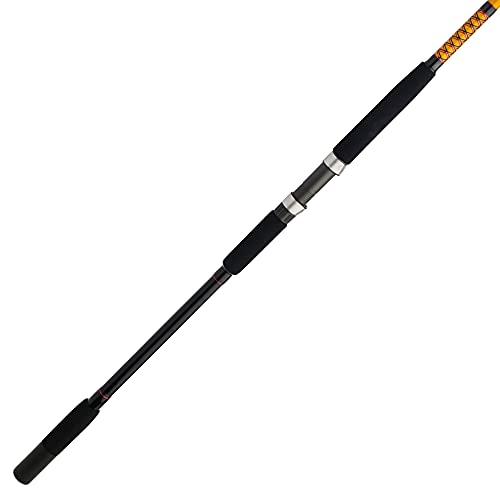 Ugly Stik Bigwater Spinning Fishing Rod,Black/Red/Yellow,11' - Heavy - 20-40lb - 2pc