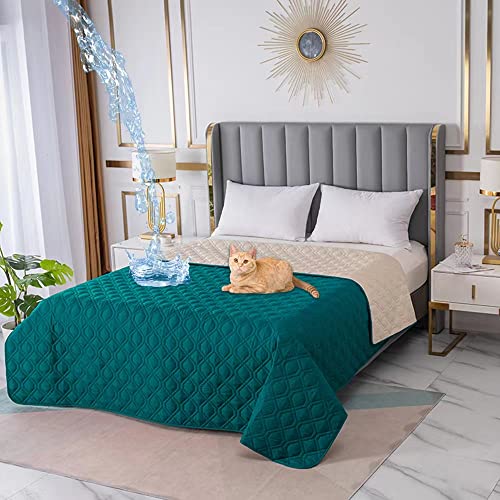 RBSC Home Waterproof Blanket Dog Bed Cover Non Slip Large Sofa Cover Incontinence BMattress Protectors for Pets Dog Cat (5282KQL)