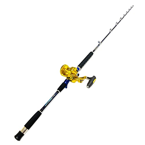 EatMyTackle Pro Jigging Saltwater Rod and Reel Combo