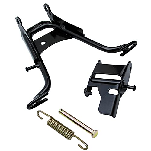 Denpetec Motorcycle Kickstand, Metal Kick Stand Foot Support for PW50 Motorcycle, Motorbike Sides Kickstand, Modified Foot Side Stand Motorcycle Accessories