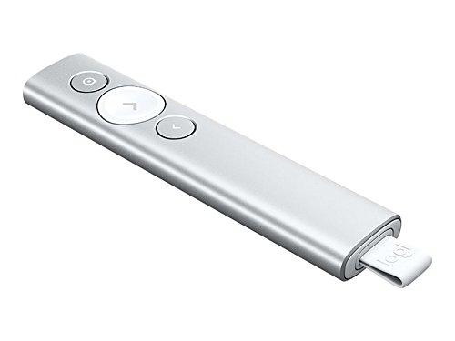 Logitech Spotlight Advanced Presentation Remote with Carrying Pouch Silver (910-004984)