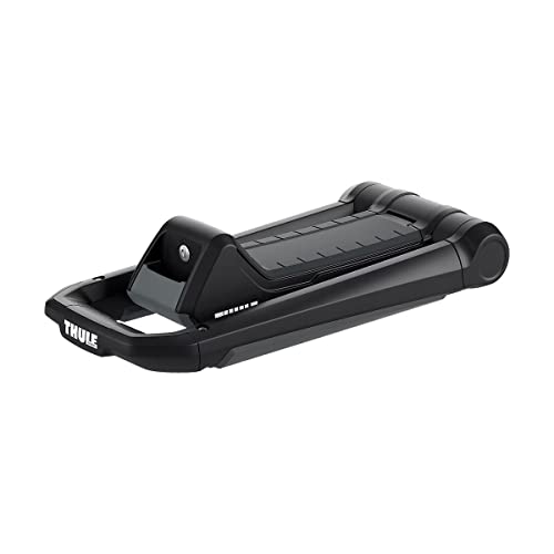 Thule Hull-a-Port Aero Rooftop Kayak Rack - Carries 1 Kayak - Anti-Theft Design - Foldable Design - Rubber Padding mounting Surface - Easy Strap Management - 75lb Weight Capacity