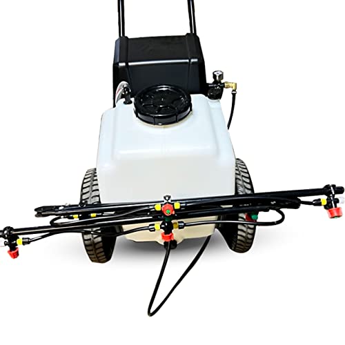 PetraTools Battery Sprayer 145+ PSI, Battery Powered Sprayer, Lawn Sprayer on Wheels, Yard Sprayer & Battery Pump Sprayer, Tow Behind Sprayer & Pull Behind Sprayer - 21 Gallon Tank with Boom Sprayer