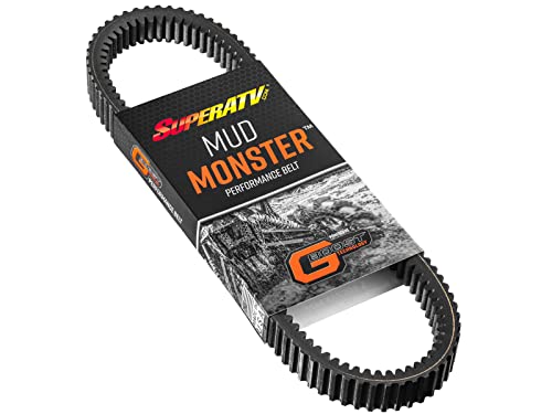 SuperATV Mud Monster CVT Drive Belt for 2013-2019 Polaris Ranger XP 900 / Ranger XP 900 Crew | Mud-Specific Belt Built for Thousands of Miles of Abuse | High Strength with Smooth Engagement!