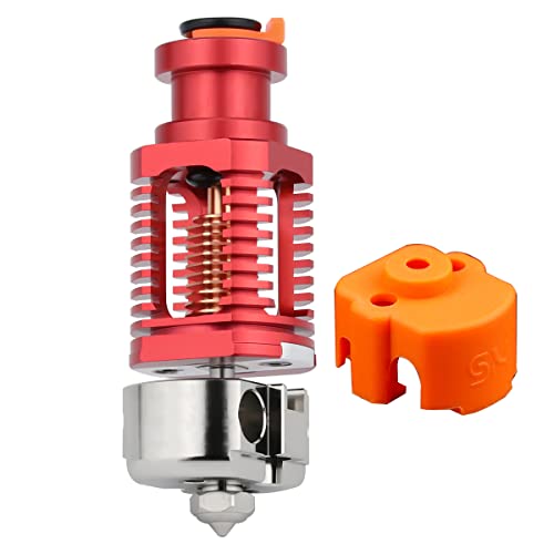 Upgrade Red Lizard k1 V6 Dragon Hotend Plated Copper Nozzle Block Compatible with Voron 2.4 0.1 CR10 Ender 3 V2 Pro Ender 5 Prusa I3 MK3s Titan DDB Extruder 3D Printer