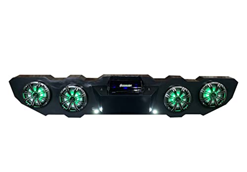 SD PIONEER1KRGB - Pioneer 1000 Stereo Radio System BT UTV Side by Side Color Changing Lights