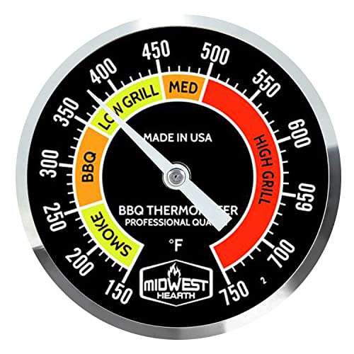 Midwest Hearth Professional BBQ Grill Thermometer (150 - 750)