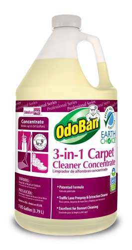 OdoBan Professional Series Cleaning 3-in-1 Carpet Cleaner Concentrate, 1 Gallon