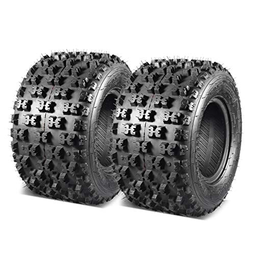 MaxAuto 20x10x9 ATV Tires 20x10-9 Rear Tires 20-10-9 20x10 9 All Terrain UTV Tires 20 10 9 Mud Sand Snow Tires 6PLY Tubeless Tire, Set of 2