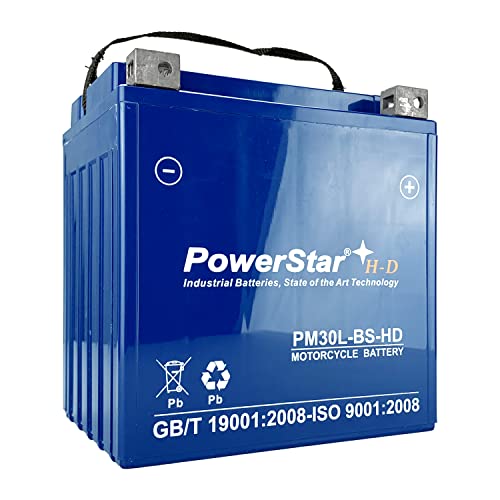 PowerStar Replaces YIX30L YB30L-B Battery Bombardier Sea Doo GTI GTX RXP WAKE 4 Tec