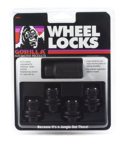 Gorilla Automotive 73631TBC Locking Lug Nuts & 1 Key for Toyota/Lexus Aluminum Wheels - Set of 4