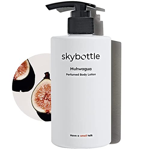 skybottle Daily Moisturizing Body Lotion Perfumed with Fig Fruit Woody Scent, Fast Absorbing, Lightweight and Extra Hydrating Cream for Dry Skin, for Women & Men, 10.1 Fl. Oz