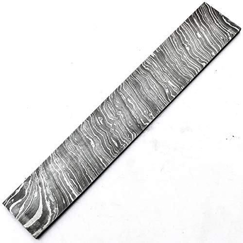 PAL 2000 KNIVES Pattern - Handmade Damascus Steel Bar - Custom Damascus Steel Billet, Blank Blade - 15"x3"x5mm, Ssga-9932