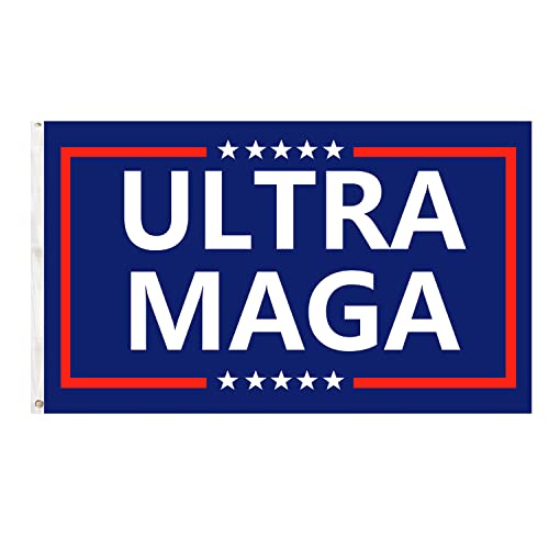 Rehitay Ultra MAGA Flag,3x5 Ft Banner for Outdoor Indoor Decor Garden Sign Free Flag Garden Flag,Double Stitched-Polyester for Yard Party Decoration(Single Sided Printing)