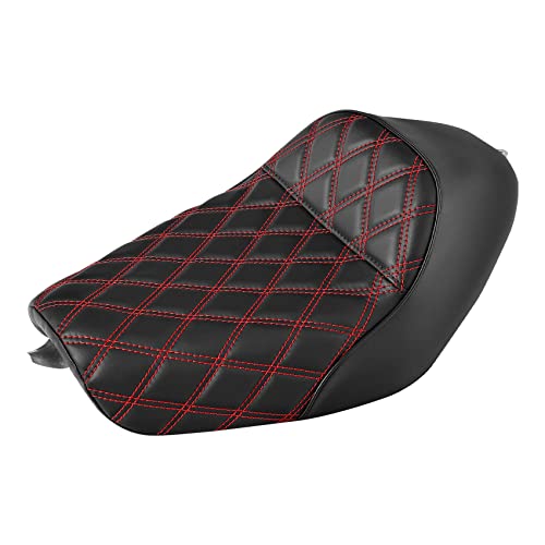 C.C. RIDER Driver Solo Seat Cushion Soft Motorcycle Seat fit for Sportster Iron 883 Iron1200 XL883 XL1200, 2010-Later