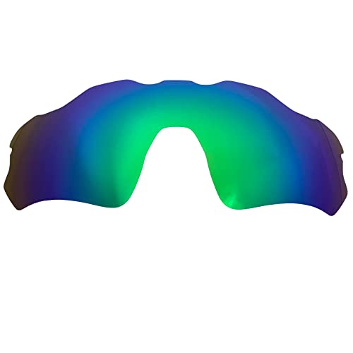 Wetnenss Replacement Lenses for Oakley Radar EV Path OO9208 Sunglasses/1.5mm polarized/easy to install (green)