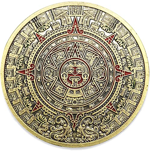NIUPI Mayan Aztec Calendar Art Prophecy Culture Challenge Coin