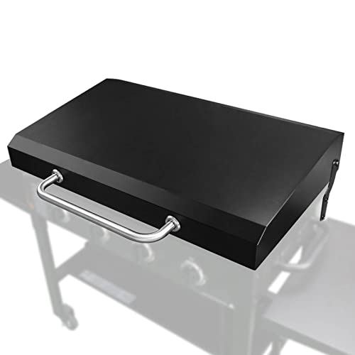 Grisun Hinged Lid for Blackstone 36 inch Griddle, Heat Resistant Powder-coated Steel Griddle Lid for Blackstone 1554,1565,1560,1818,1825,1836,1841,1863,1866,1984,2122, Handle for Easy Lift
