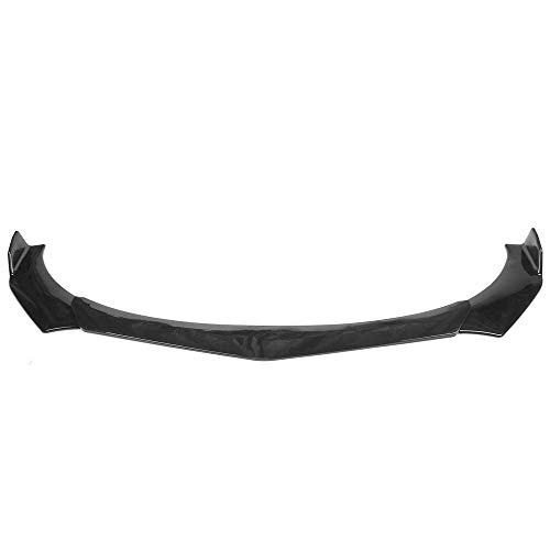 IKON MOTORSPORTS, Universal B Style Front Bumper Lip Chin Splitter Spoiler Air Dam Gloss Black