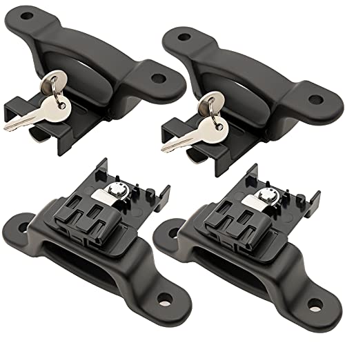 LEIMO KPARTS F150 F250 F350 Boxlink Tie Down Anchors Cleats Bed Tie Downs for Ford 2015-2021, Replaces for Ford FL3Z-99000A64-B Bed Cleats Box Link Kit (4 Pack)