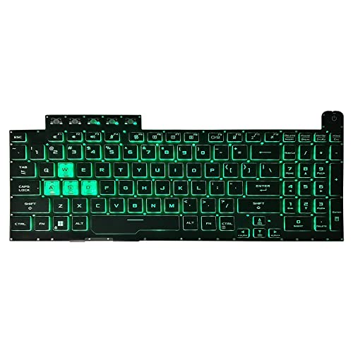 ANTWELON Replacement Laptop Keyboard RGB Backlit for ASUS TUF FA506 FX506 FA706 FX706 Backlight US Layout