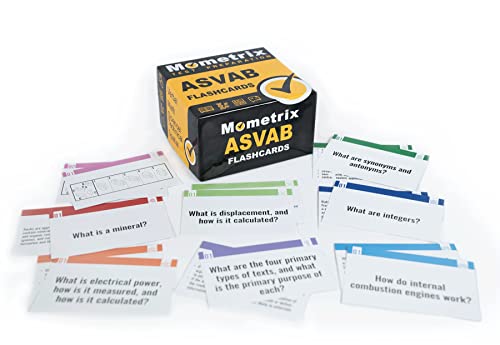 ASVAB Flash Cards 2022-2023: ASVAB Study Guide Flashcards and Test Prep with Practice Test Questions [3rd Edition]