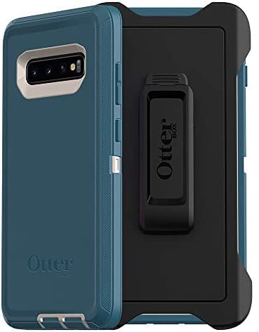 Case for Samsung Galaxy S10+ OtterBox Defender Case, Shockproof, Drop Proof, Protective Case, Blue White