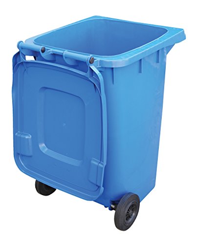 TH-64-BLU Trash Can, Polyethylene, 23-1/2" Width, 39-3/4" Height, 29-1/4" Depth, 64 gallon Capacity, Blue