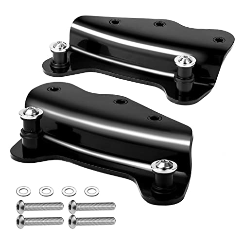 Black Quick Release Hardware for Harley Touring Accessories 2009-2013 Premium Custom 4 Point Docking Hardware Kit Street Glide, Electra Glide, Road King, Road Glide