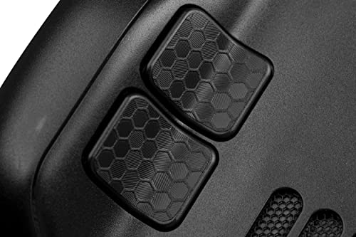TouchProtect GripBacks - Steam Deck Back Button Enhancement . Add More Grip and Control to your Deck! (Hex - Black)