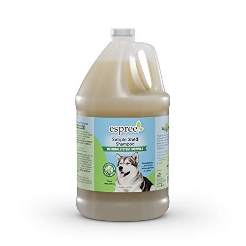 Espree Simple Shed Shampoo | Formulated to Decrease Seanonal & Non-Seasonal Shedding | 1 Gallon