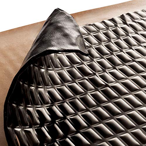 Siless Black 50 mil 52 sqft Sound Deadening mat - Sound Deadener Mat - Car Sound Dampening Material - Sound dampener - Sound deadening Material Sound Insulation - Car Sound deadening