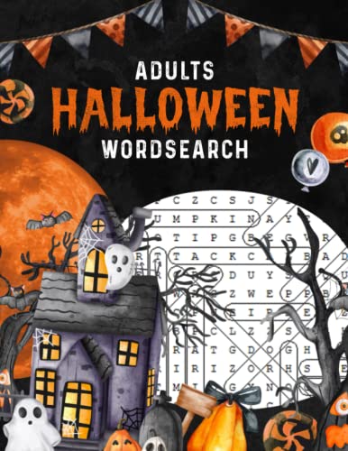 Halloween Word Search for Adults Large Print: Word Search Puzzle Books for Adults, Word Finds for Adults Large Print, Word Search For Adults Large Print, Large Print Word Search Puzzles For Seniors