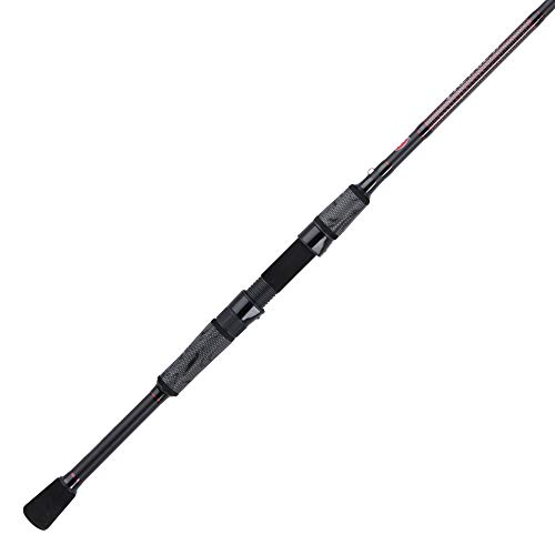 PENN Prevail II Inshore Spinning Fishing Rod, Prevail II (New Model), 7' - Light - 1pc,Black, Red