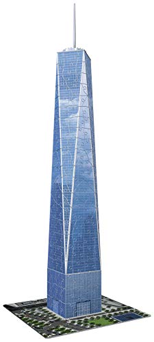 Ravensburger One World Trade Center NY 216 Piece 3D Jigsaw Puzzle for Kids and Adults - Easy Click Technology Means Pieces Fit Together Perfectly