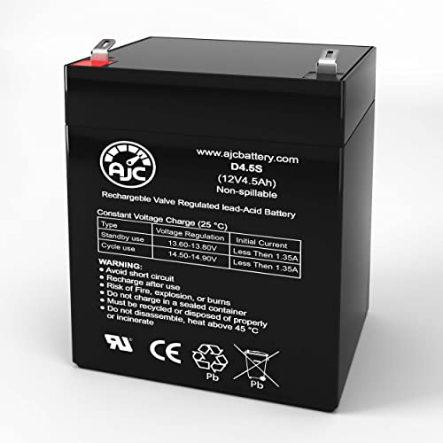 Chamberlain HD900D 12V 4.5Ah Emergency Light Battery - This is an AJC Brand Replacement