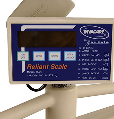 Invacare Reliant Digital Scale Model RLS6 600 Pound Capacity