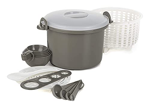 Progressive Rice & Pasta Cooker Set, 12 Cup Capacity