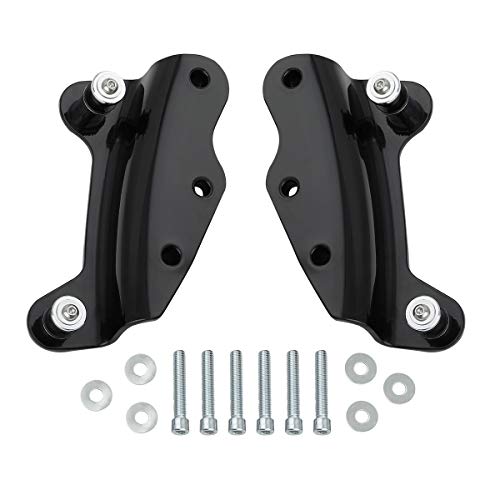 XFMT Black 4-Point Docking Hardware Kit for Harley Touring Road King Street Glide Road Glide Electra Glide Ultra Classic 2009-2013