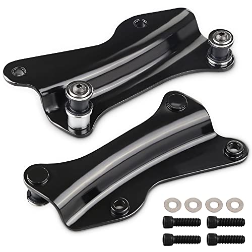 WATERWICH 4 Point Docking Hardware Kit for Tour Pack Compatible with Harley Davidson Street Electra Glide Road King Glide 2014 2015 2016 2017 2018 2019 2020 2021(Black)