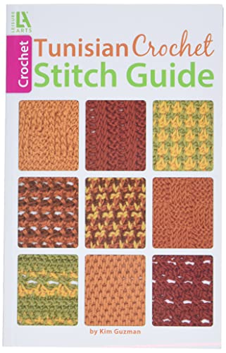 Tunisian Crochet Stitch Guide-61 Stitch Patterns Including Photo Tutorials in this Pocket Size Guide