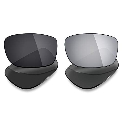 Mryok 2 Pair Polarized Replacement Lenses for Oakley Fives Squared Sunglass - Options
