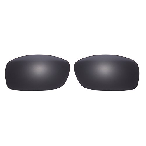 NicelyFit Replacement Lenses for Oakley Fives Squared Sunglasses (Iridium, Black Polarized)