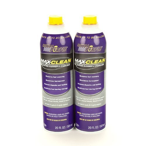 Royal Purple 11722-2PK Max-Clean Fuel System Cleaner and Stabilizer - 20 oz. Bottle, (Pack of 2) by Royal Purple
