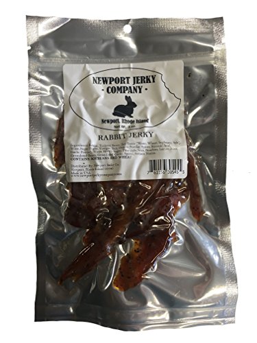 Newport Jerky Company Exotic Jerky (Whiskey Flavored Rabbit Jerky)