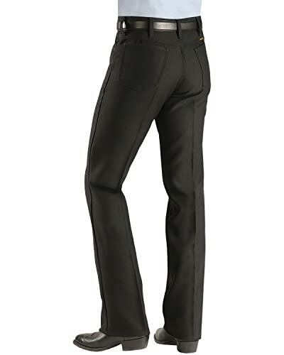 Wrangler mens Wrancher Dress jeans, Black, 34W x 30L US