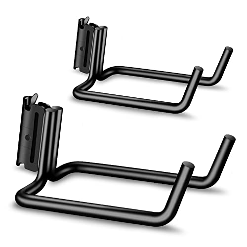 E-Track J hook Hangerwith tie down anchor for X-track|e track accessories for enclosed trailer for Cargo Tie Down Systems in Trucks, Trailers|E-Track hook Spring Fitting Attachments(Pack of 2 Black)